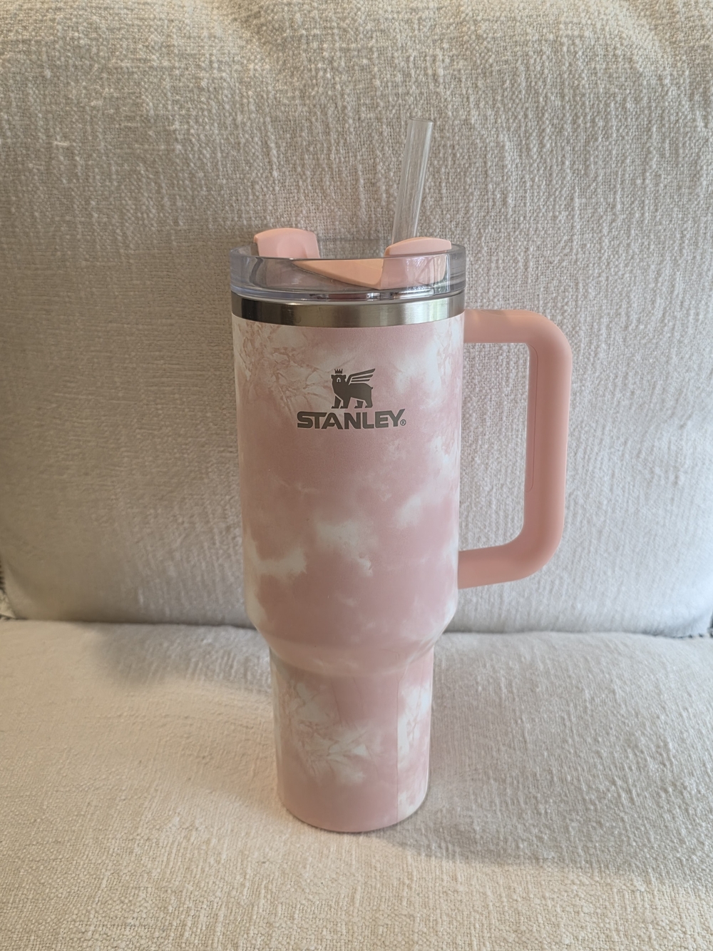 Stanley Pink Marble 40oz Quencher FlowState Tumbler